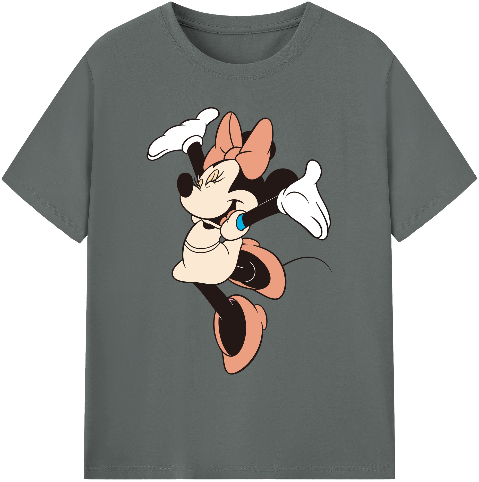 ミッキーマウス Mickey Mouse 綿100％ メンズ半袖Tシャツ｜肌触りやわらか＆通気性